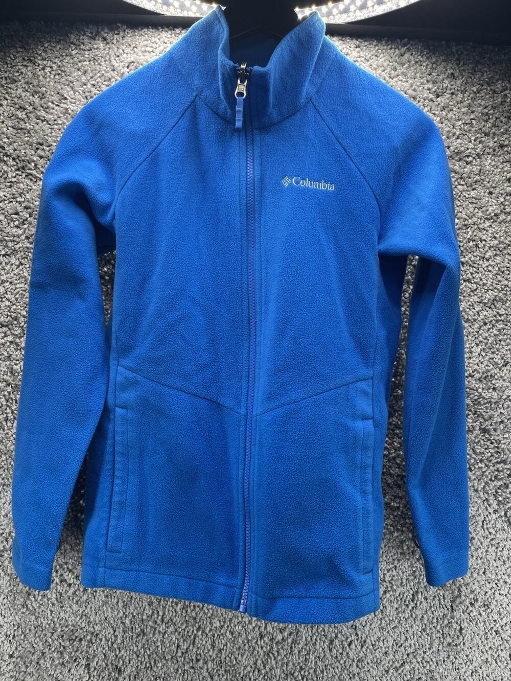 Columbia Fleece Jacket Girls Interchange Blue Size Youth Large 14-16 Outdoors